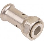 Henco persfitting rechte koppeling 2-delig 14x1/2" 26P-14Z04