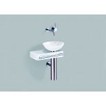 Alape WP.PI4 wastafelmeubel rechts z. kraangat met bevestiging wit 5034000000