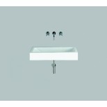 Alape Wt Serie wastafel zonder kraangat 80x45,5 wit 4260000000