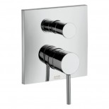 Axor Starck X afbouwdeel voor inbouw badkraan met omstel chroom 10445000