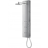 Axor Starck X waterwall douchepaneel compleet zilvergrijs/chroom 10920000