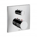 Axor Starck X afbouwdeel voor inbouw thermostaat met stopkraan met omstel chroom 10726000