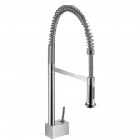 Axor Starck X 1-gats keukenkraan met uittrekbare vuistdouche chroom 10820000