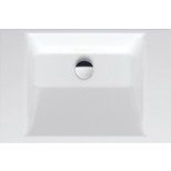 Bette Aqua wastafel zonder kraangat 60x40 wit A057000