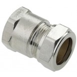 Bonfix vernikkelde knel schroefbus 1"x22mm lange draad - gastec / kiwa 82585AN
