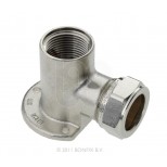 Bonfix vernikkelde knel muurplaat 1/2"x15mm kiwa 82570AN