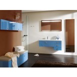 Burgbad Sana hoge kast sets met zijkanten melamine glanzend 176x70x32cm met 2 deuren antraciet 5303CO7034LG0028