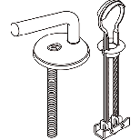 Pressalit Diversen scharnier D68999