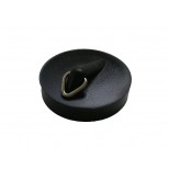 De Beer plugstop zwart 38,5mm universeel met triangel