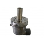 De Beer rooster met klok / standbuis 115mm voor doubletta 473501001