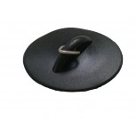 De Beer plugstop zwart 45,5mm universeel met triangel 60mm afdekplaat