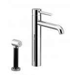 Dornbracht Meta.02 1-gats keukenkraan verhoogd voor spoeldouche chroom 3382662500