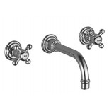 Dornbracht Madison New afbouwdeel 3-gats wandkraan platina-mat 3671236006