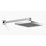 Dornbracht Mem regendouche met wandbevestiging 30x24cm platina mat 2874598006