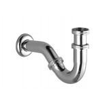 Dornbracht Divers bidet buissifon 5/4" met muurbuis met rozet platina-mat 1005097006