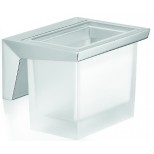 Dornbracht Supernova glashouder met bergkristallen glas chroom 8340473000