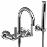 Dornbracht Tara Classic badkraan met omstel met koppelingen met garnituur chroom 2513388200