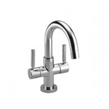 Dornbracht Tara Classic 1-gats wastafelkraan sprong 105mm wit 2232188210