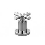 Dornbracht Tara stopkraan voor staande montage met rozet 1/2" chroom 2000089200