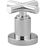 Dornbracht Tara stopkraan voor staande montage met rozet 1/2" platina-mat 2000089206