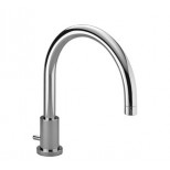 Dornbracht Tara baduitloop met omstel sprong 220mm platina-mat 1351289206