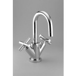 Dornbracht Tara Classic 1-gats wastafelkraan sprong 105mm chroom 2232188200