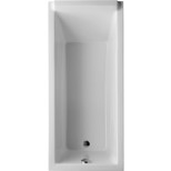 Duravit Starck kunststof bad acryl rechthoekig met neksteun met poten 170x75x46cm wit 700007000000000