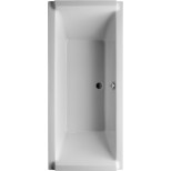 Duravit Starck kunststof bad acryl rechthoekig met 2x neksteun 180x80x46cm met poten wit 700208000000000