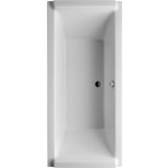 Duravit Starck kunststof bad acryl rechthoekig met 2x neksteun 190x90x46cm met poten wit 700210000000000