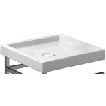 Duravit Starck X wastafel zonder kraangat 57x57 wit 2305570070