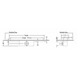 Easy Drain Modulo inbouwdeel M1 100cm waterslot 50mm EDM1100050