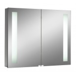 Emco Asis opb.spiegelkast 80cm alu/glas 979705026