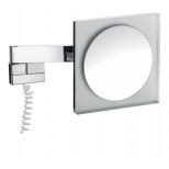 Emco scheerspiegel met LED-verlichting met snoer chroom 109606005