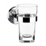 Emco Polo glashouder met glas chroom 072000100