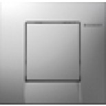 Geberit HyTouch urinoir stuursysteem pneumatisch 13x13cm met bedieningsplaat bolero alpien wit 116012111