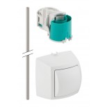 Geberit HyTouch handdrukker chroom /matchroom opbouw pneumet tbv in-/opbou