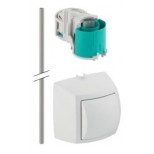 Geberit pneumatisch handdrukker wandopbouw alpien wit 115940111