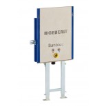 Geberit Sanbloc wastafel-element H110 met vloersteunen voor 1-gatsmengkraan 440400001