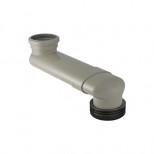 Geberit sprongbocht (buisdikte 72mm) 90/110mm verstelbaar 14.5cm-34.5cm 388350291