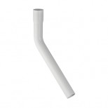 Geberit spoelbocht met lijmmof voor verl. buis/bocht 30x10cm 44mm 45° alpien wit 118020111