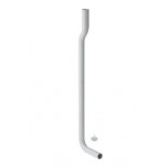 Geberit spoelbocht 2-delig voor halfhoogh. reservoir met bevest. 50x44mm 90° alpien wit 118100111