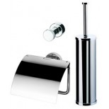 Geesa Nemox toiletset rolhouder / borstelgarnituur / wandhaak RVS