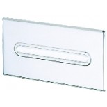 Geesa Standard/Hotel tissuehouder chroom inbouw B300xH160xD55mm