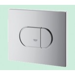 Grohe Arena cosmopolitan WC bedieningsplaat dual flush horizontaal chroom 38858000