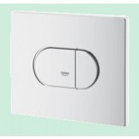 Grohe Arena cosmopolitan WC bedieningsplaat dual flush horizontaal wit 38858SH0