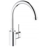 Grohe Concetto 1-gats keukenkraan met hoge uitloop chroom 32661001