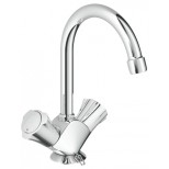 Grohe Costa-L 1-gats wastafelkraan met ketting chroom 21337001