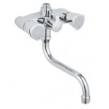 Grohe Costa-S douchekraan met omstel zonder koppelingen HOH=12cm chroom 26788001