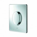 Grohe Skate air WC bedieningsplaat enkele spoeling verticaal chroom 38564000