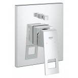 Grohe Eurocube afbouwdeel voor inbouw badkraan met omstel chroom 19896000